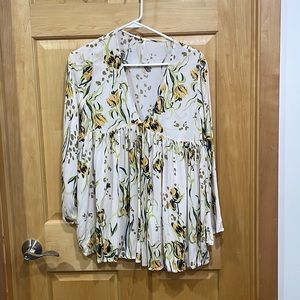 Free People Long Sleeve Top Size Small